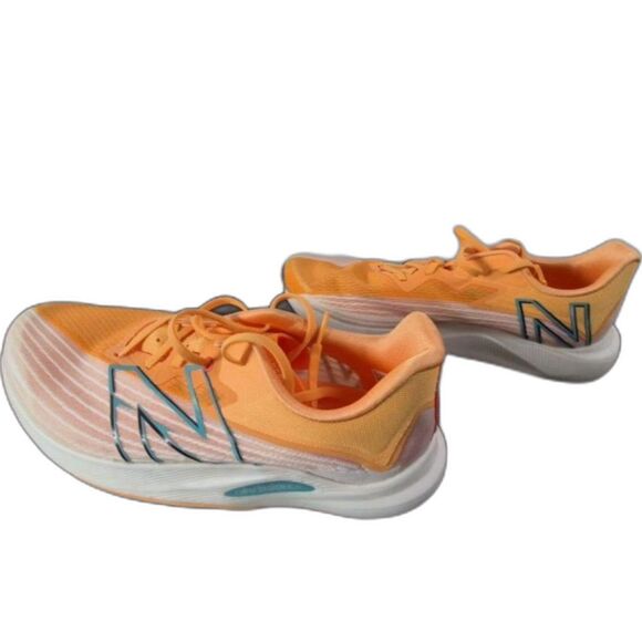 New Balance FuelCell Rebel V2 Orange and White Running Shoes - Men's Size 11.5 - Picture 2 of 7